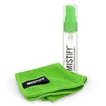 Mistify screen cleaner 40ml natural cleaning spray with microfibre cloth. Ideal for computers, keyboards, laptops including macbook. Break free from disposable wipes