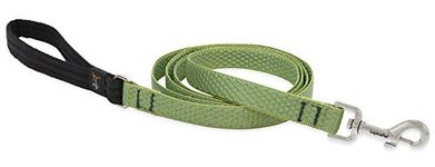 Dog Leash by Lupine ECO Collection 3/4" Wide Moss 4-Foot Long with Padded Handle