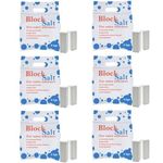 6 pack Water Softener Salt Blocks 100% Genuine Food Grade water softener salt block Compatible to All Water Softener Machine, Best For Laundry Kitchen Dishasher Industrial use Salt Block 6 pack