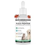 The Healthy Dog Co - Flea Drops, Natural Flea Repellent, Dog Flea Treatment, Natural Flea Treatment for Dogs (Flea Treatment Drops, 100 ml)