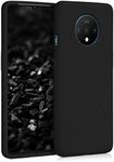 kwmobile Case Compatible with OnePlus 7T Case - TPU Silicone Phone Cover with Soft Finish - Black