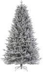 WeRChristmas Snow Flocked Grey Fir 