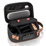 KIBAGA Discrete Smell Proof Odorless Bag With Easy Use Combination Lock - The Perfect Stash Container, Medicine Box And Storage Case For Your Accessories That Blocks Out Smells And Strong Odors