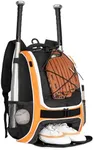 WOLT | Youth Baseball Backpack Bag for Baseball, Softball & T-Ball Equipment & Gear, Youth Boys and Adults, with Holder for Bat, Helmet, Glove, & Shoes Compartment & Fence Hook