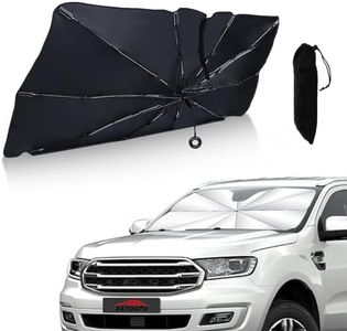 ZATOOTO Pare Soleil Voiture Pare Brise Avant, Parapluie Pare Soleil Voiture, Parasol de Protection Solaire pour Pare Brise, Protection UV, Pliable, 150 x 82 cm