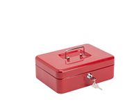 Burg Wachter CB03R Money 5025 10" Cash Box, Red