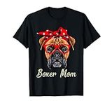 Boxer Mom Dogs Tee Mothers Day Dog 