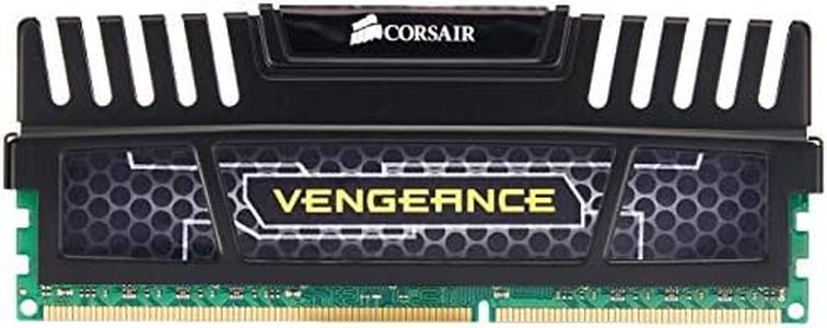 Corsair CMZ8GX3M1A1600C9 Vengeance Memoria per Desktop a Elevate Prestazioni da 8 GB (1x8 GB), DDR3, 1600 MHz, CL9, con Supporto XMP, Nero