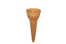 PJaspert Eiswaffeln | Semi-Sweet ice Cream Cone "Tall Tulip" 130xØ55mm (400 Pieces)