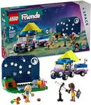 LEGO Friends Stargazing Camping Vehicle Adventure Toy, Includes 2 Mini-Dolls, Camping Trailer, Telescope Toy, and a Dog Figure, Science Toy Gift Idea for Girls, Boys and Kids Ages 7 and Up, 42603