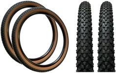 Baldwins PAIR Baldy's 26 x 2.25 Mountain Bike Classic Brown Wall Off Road TYRES