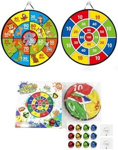 Children's 66cm Foldable Dart Board with 12 Sticky Balls, Indoor and Outdoor Party Game Toy, Birthday for Boys Girl