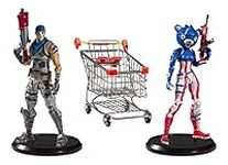 McFarlane 10591 Fornite Fortnite Shopping Cart Pack W/Fireworks Action Figure, Multi