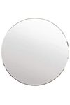 MirrorOutlet YC093-A Modern Classic Circular Bevelled Wall Mirror — Large Size, circular Decorative for Lounge, Dining Room, Bathroom, Bedroom, and More — 80cm X 80cm,Frameless