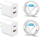 Phone Charger 2 Pack 20W Dual Port 