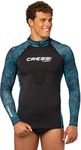 Cressi USW011105B Cobia Rash Guard, Hunter Blue, X-Large