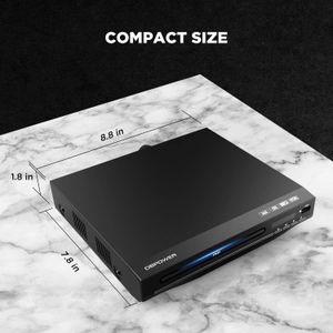 DBPOWER HDMI DVD Player – 1080P Upscaling, Compact Design