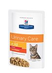 Prescription Diet C/D Feline Urinary Stress Wet Food Chicken - Pack of 12 x 85g