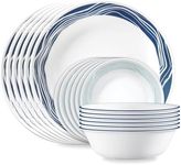 Corelle Vitrelle 18 Piece Glass Din