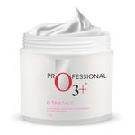 O3+ D-TAN Professional Face Pack for Instant Tan Removal & Glowing Skin with Lactic Acid, Pea Extract & Mint Extract - Ideal for All Skin Types (300g) | Detan Pack for Tan Removal for Face and Body