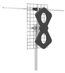 Focus Antennas Best HD Long Range Indoor/Outdoor HDTV Antenna - 65 Mile Range