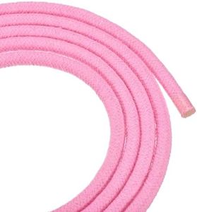 PATIKIL 3 Meter Gymnastics Rope for Playing Fitness, Sport Gym Training, Home Workout, Pink 2 Pack