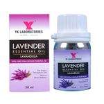 YK Laboratories Lavender Essential Oil 100% Pure & Natural | Therapeutic Grade & Undiluted - 50ml