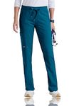 BARCO Grey’s Anatomy Impact Women’s Elevate Pant, Medical Scrub Pant w/Spandex Stretch & 6 Pockets, Bahama, XX-S Tall