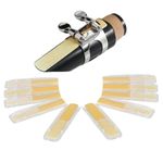 10PCS Clarinet Reeds for Clarinet Beginner and Intermediates Strength 2.5