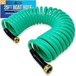 25FT Coiled Boat Hose | Coil Hose W