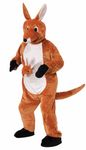 Forum Novelties Women's Jumpin Jenny The Kangaroo Plush Mascot Costume, Brown, One Size