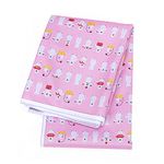 Luxja Splat Mat for Under High Chair (54 in x 54 in), Anti-Slip High Chair Mat, Polar Bear