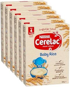 Nestlé CERELAC Baby Rice Cereal, From 4 months – 200g (Pack of 6)