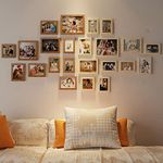 Art Street Large Collage Photo Frame Set of 23 Individual Brown & Beige Picture Frame Set (Multiple Sizes)