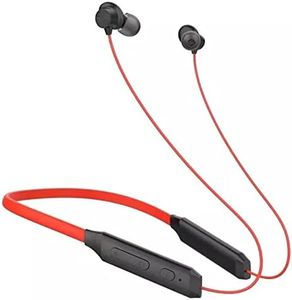 Shop Reals Wireless Bluetooth Headphones Earphones for Xiaomi Mi 11i / Xiaomi Mi 11i Original Sports Bluetooth Wireless Earphone with Deep Bass and Neckband Hands-Free Calling inbuilt With Mic, Extra Deep Bass Hands-Free Call/Music, Sports Earbuds, Sweatproof Mic Headphones with Long Battery Life and Flexible Headset (SMRT5,BT-1005,BLACK)