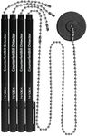 Nadex Secure Counterfeit Pen Attaches to Counter, (Gold for Real - Black for Fake), Detect Counterfeit Bills - 4 Pen, 1 Base