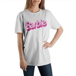 Barbie Vintage Logo White T-Shirt