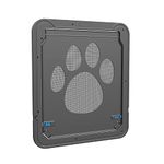 PETLESO Dog Door for Screen Door, Lockable Dog Door for Screen Window Insert Pet Door for Small to Large Dogs Cats, Large