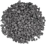 Mr. Fireglass 10 Pounds Lava Rocks Black Natural Stone Granules for Gas Fire Pit Fireplace, Gas Log Set & Barbecue Grills, Decorative Landscaping Rocks for Indoor and Outdoor Use, 0.4" - 0.8" Sized