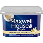 Maxwell House French Vanilla Instant Coffee Beverage Mix, 240 g Canister