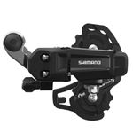 Shimano Tourney/TY Tourney TY200 rear derailleur, 6/7-speed, direct attachment, SS short cage,Black