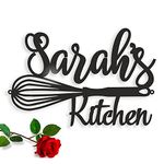 Personalised Metal Sign for Kitchen, Custom Kitchen Name Sign, Wall Art Decor, Housewarming, Mothers Day Gift, Mom's Kitchen, Gift for Grandma, Farmhouse, Chef Name, Kitchen Wall Art, Kitchen Plaque