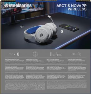 SteelSeries Arctis Nova 7P Wireless Gaming Headset – White
