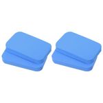 PATIKIL Table Tennis Rubber Care Sponge, 4 Pack Ping Pong Paddle Cleaning Sponge Racket Pat Cleaner, Blue