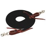 Weaver Leather EcoLuxe Round Trail Rein, 1/2" W x 10' L, Black