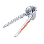 Nut Cracker, Aluminum Walnut Nutcracker Sheller Nuts Opener, Nut Cracker Opener with Slip Proof Handle, Multifunctional Durable Nut Plier Opener Tool, Pecan Nut Cracker, Walnut Clamp(Orange)