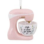 Hallmark Life is What You Bake It Pink Stand Mixer Christmas Ornament