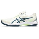 ASICS Men's Game FlyteFoam Pickleball Shoes, Cream/Tranquil Teal, 9.5