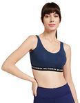 Van Heusen Proactive Women Sports Bra - Cotton Elastane - Anti Bacterial, Wireless, Non Padded, Full Coverage, Light Impact