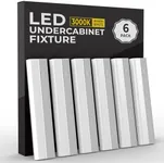 6 Pack Hardwired LED Under Cabinet 